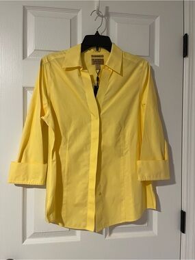 Taylor Pale Yellow Button-Up Shirt